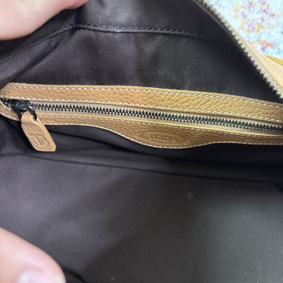 TOD'S Vintage Suede Fur Shoulder Bag - Picture 8 of 10